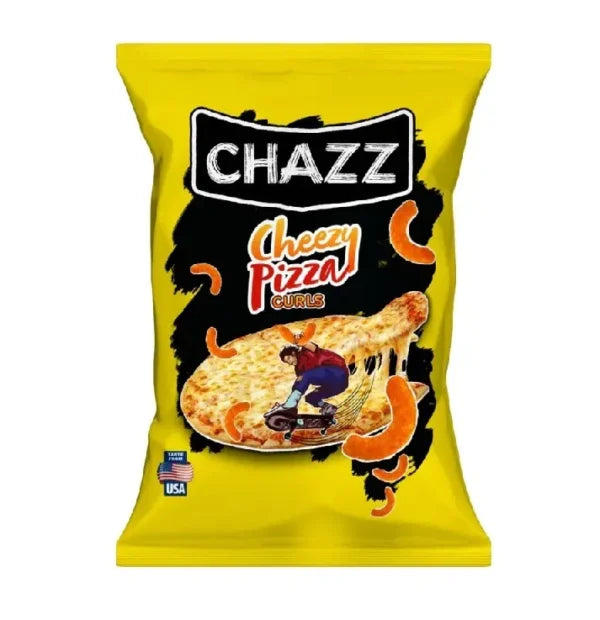 Chazz Crispy corn curls Pizza flavour 100 g