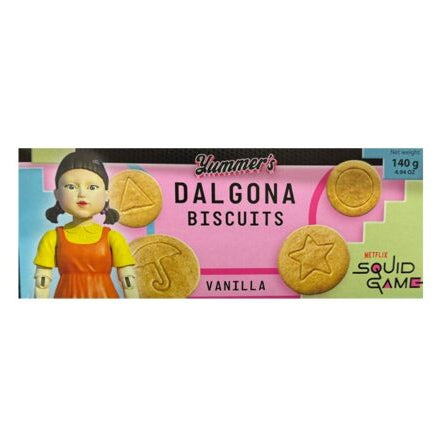 Cooki Yummers Squid Game Vanilla Butter Dalgona Biscuits 140g