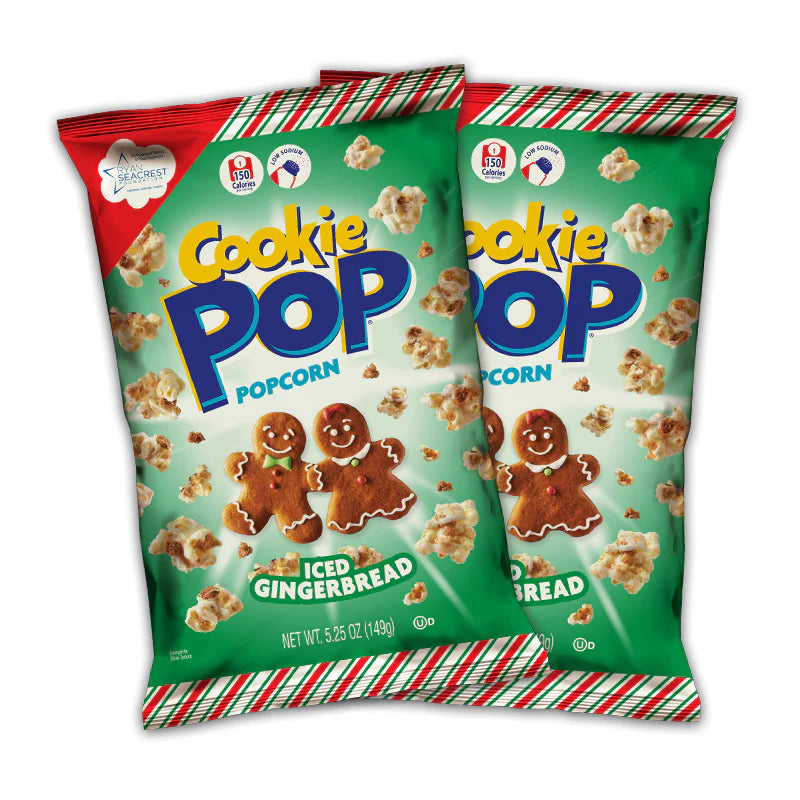 Cookie Pop Popcorn Iced Gingerbread