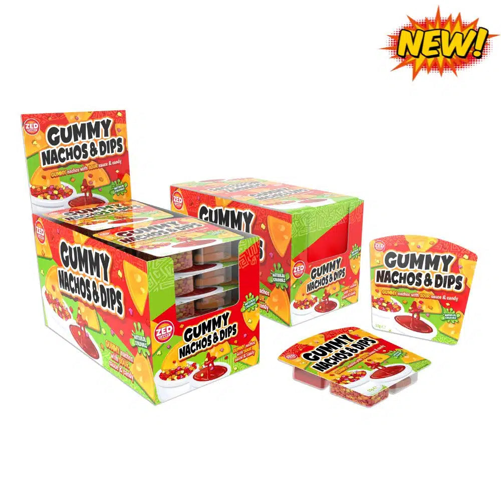Gummy Nachos Double Dip 51g