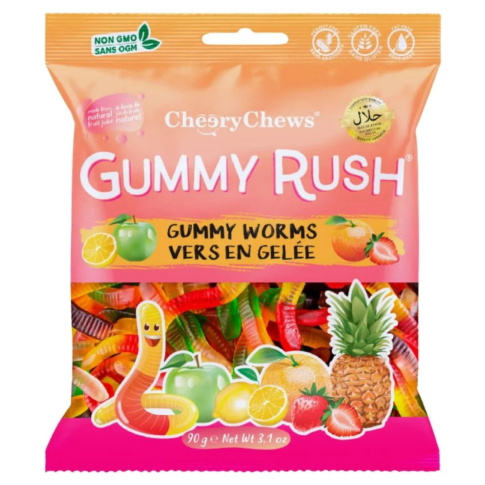 Gummy Rush Gummy Worms 90g (HALAL)