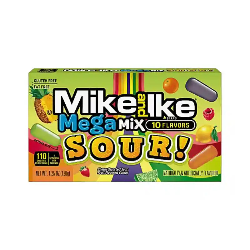 Mike & Ike Mega Mix Sour 120g