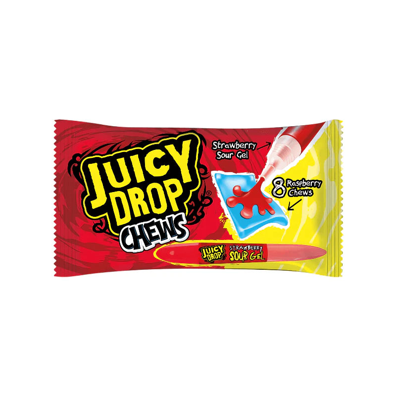 Bazooka Juicy Drop Soft Chews with Sour Gel 67g