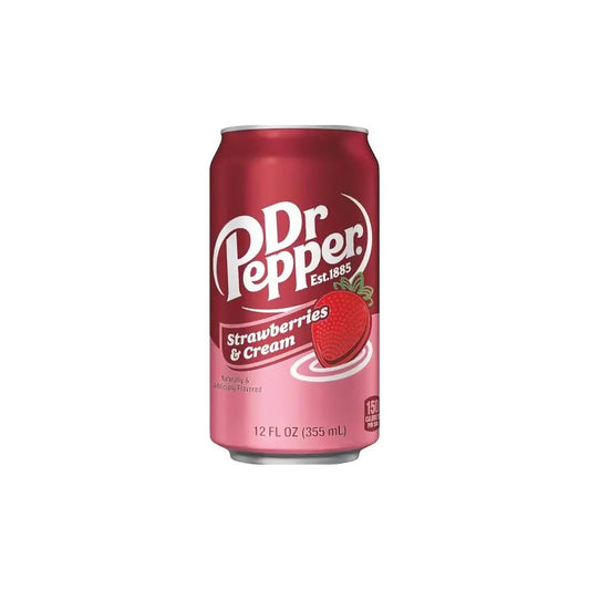 Dr Pepper Strawberries & Cream Soda 355ml