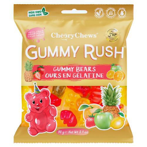 Gummy Rush Gummy Bears 90g (HALAL)