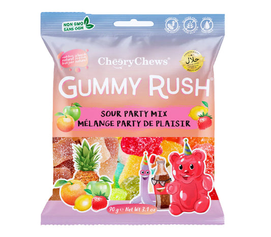 Gummy Rush Sour Party Mix 90g (HALAL)