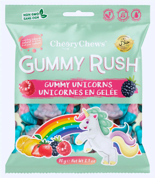 Gummy Rush Unicorns 90g (HALAL)