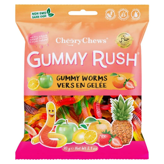 Gummy Rush Gummy Worms 90g (HALAL)
