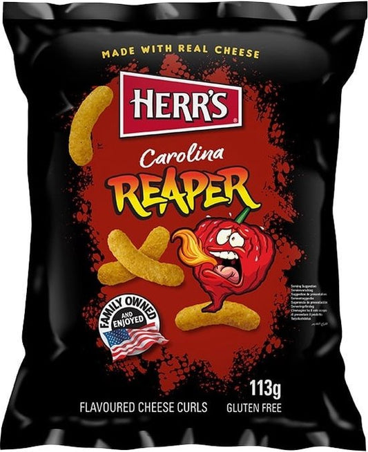 Herr's Carolina Reaper Cheese Curls 113g