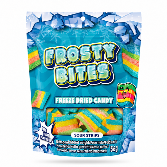 Frosty Bites Sour Strips 56g