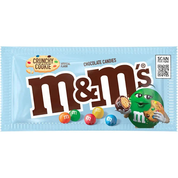 M&M Crunchy Cookie Chocolate Candies 38g