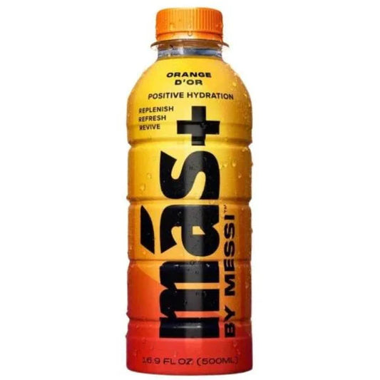 Mas+ By Messi Hydration Drink Orange D'or 500ml