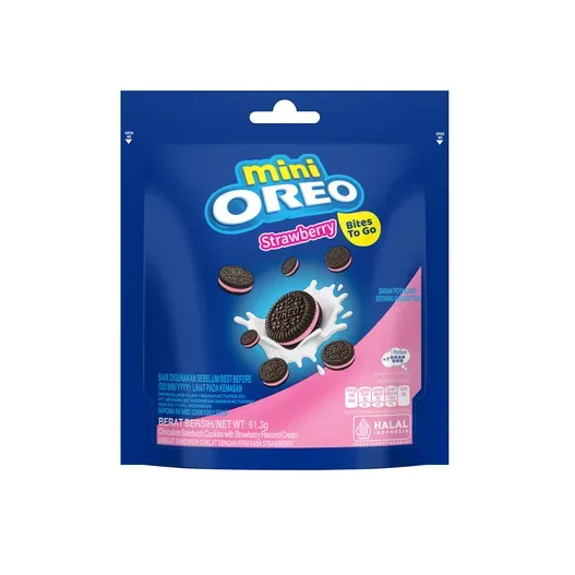 Oreo Mini Strawberry 61g (HALAL)