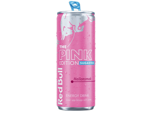 Redbull Pink Spring Edition Hallonsmak 250ml (SUGAR FREE)