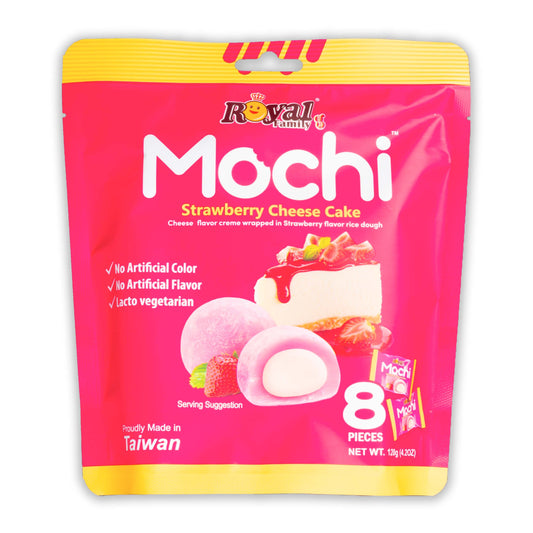Royal Family Mochi Strawberry Cheesecake 120g