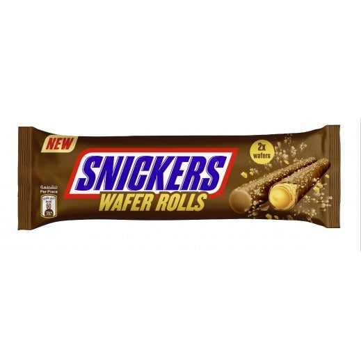 Snickers Wafer Roll Display 24g