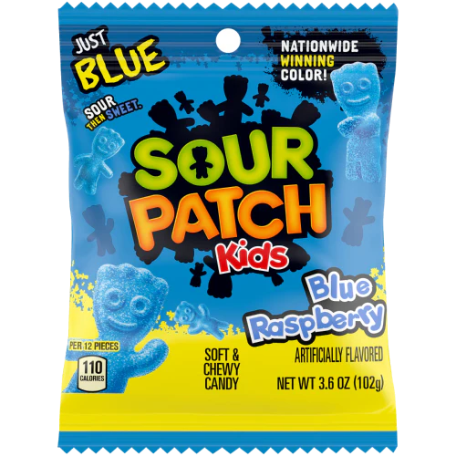 Sour Patch Kids Blue Raspberry 102g