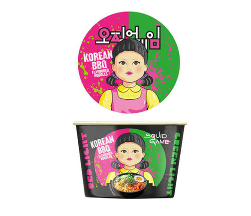 Squid Game Big Bowl Korean BBQ Noodles 105g