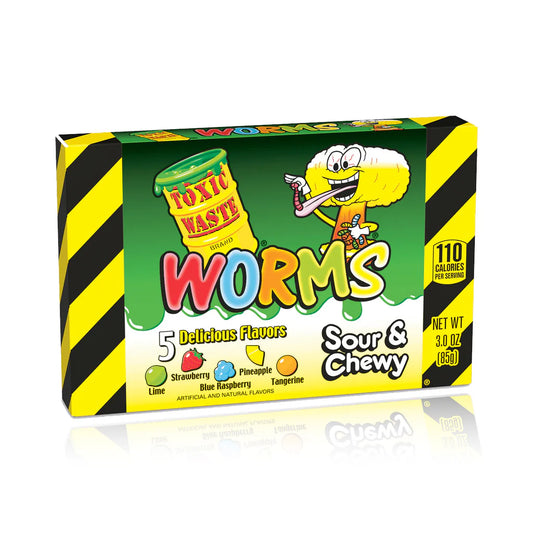 Toxic Waste Sour Gummy Bears Theatre Box 85g