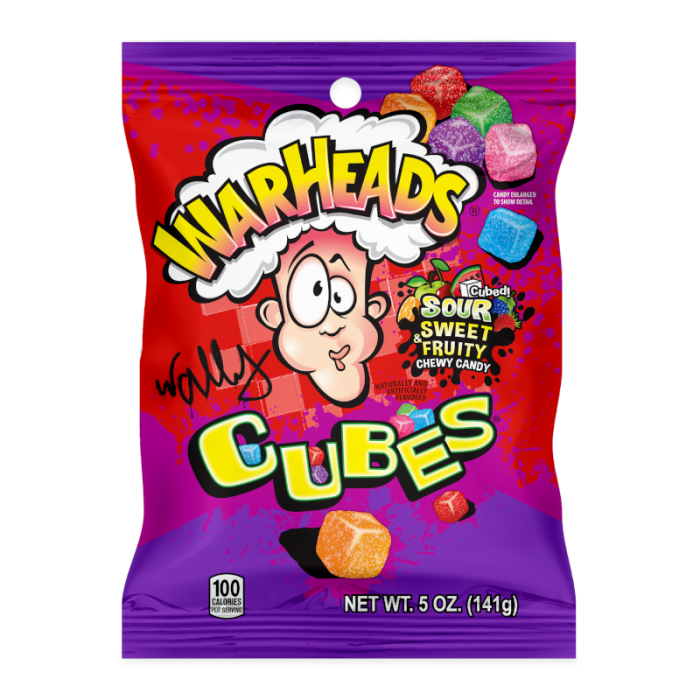 Warhead Chewy Cubes 141g