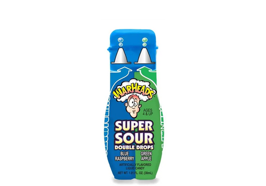 Warheads Super Sour Double Drops 30ml - Blue Raspberry & Green Apple