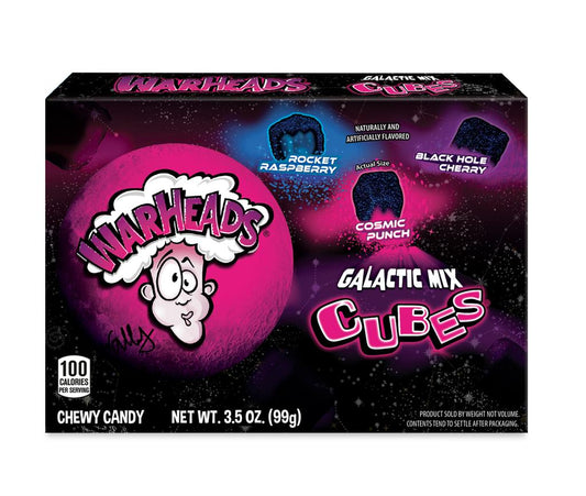 Warheads Galactic Cubes Theater Box 99g