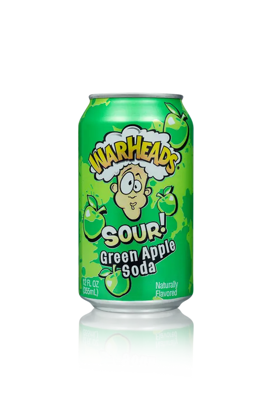 Warheads Green Apple Sour Soda 330ml