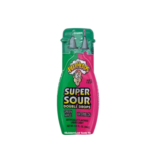 Warheads Super Sour Double Drops 30ml - Green Apple & Watermelon