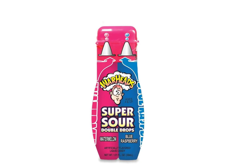 Warheads Super Sour Double Drops 30ml - Watermelon & Blue Raspberry