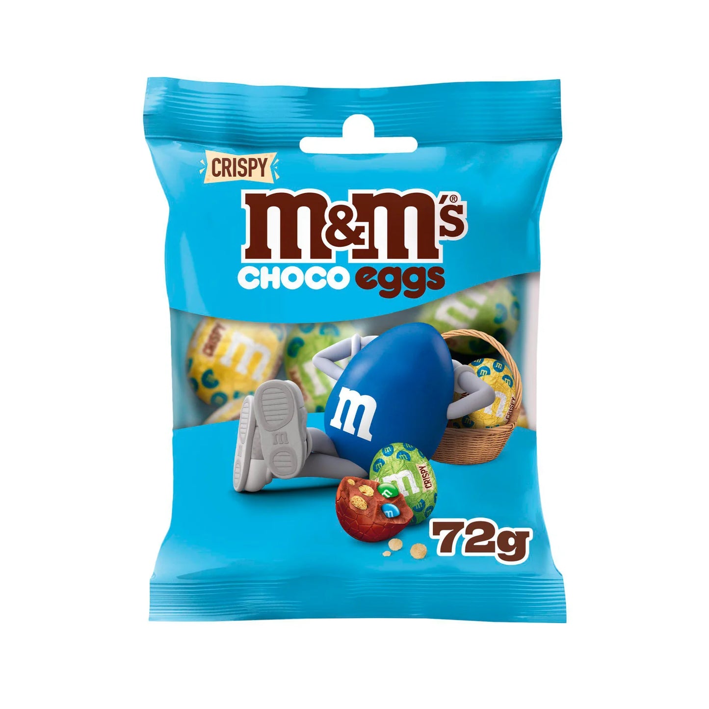 m&m's choco crispy eggs 72g