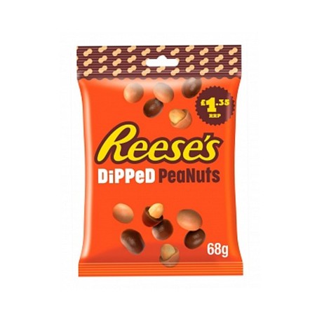 Reese's Peanut Butter And Milk Chocolate Dipped Peanuts 90g
